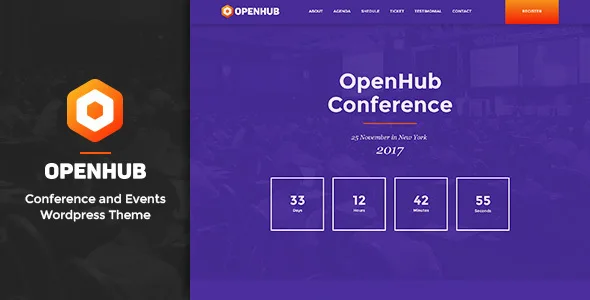 openhub a stylish events conference theme 1