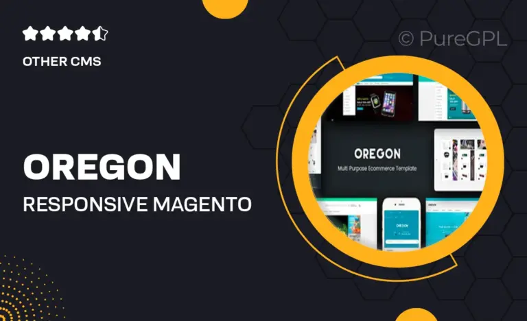 oregon responsive magento theme