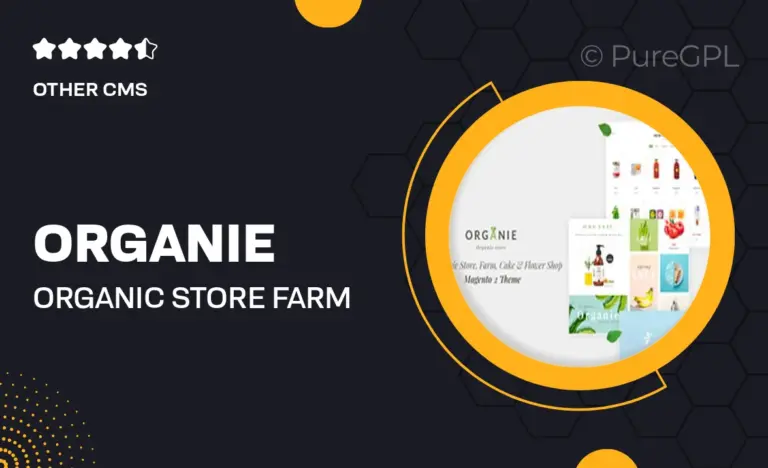 organie organic store farm cake flower magento theme