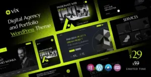 Ovix – Digital Agency & Creative Portfolio WordPress Theme