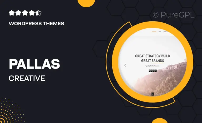 pallas creative multi purpose wordpress theme