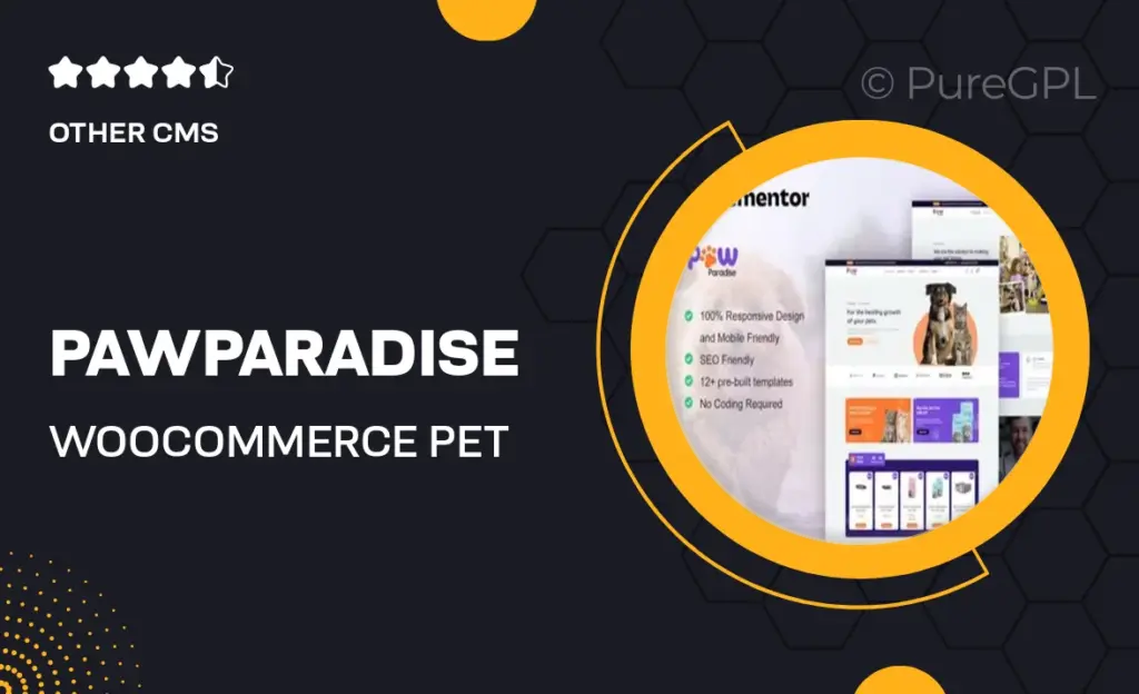 PawParadise – WooCommerce Pet Shop Elementor Template Kit 8 PawParadise – WooCommerce Pet Shop Elementor Template Kit