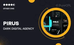 PIRUS – Dark Digital Agency Elementor Template Kit