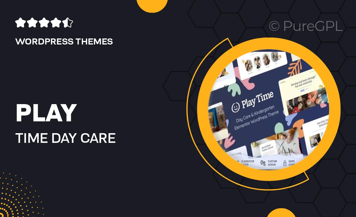 Play Time – Day Care & Kindergarten WordPress Theme