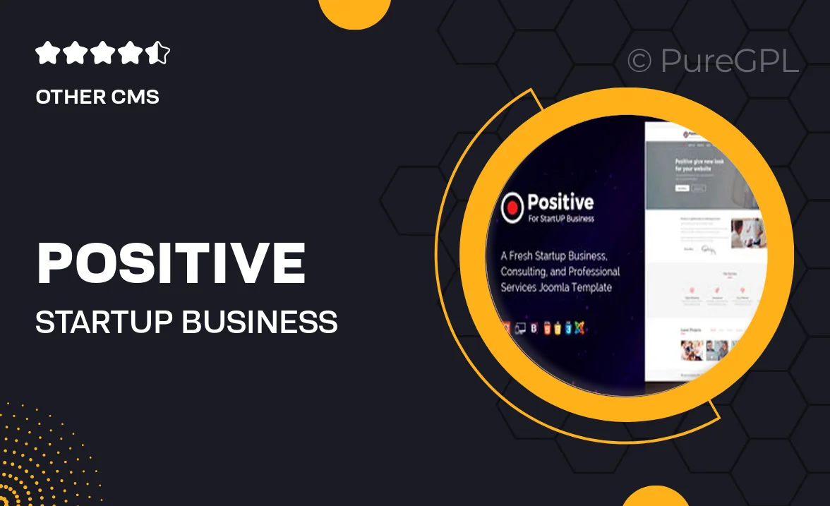 Positive – Startup Business Joomla Template