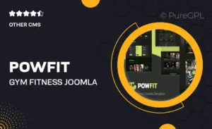 PowFit – Gym Fitness Joomla Template