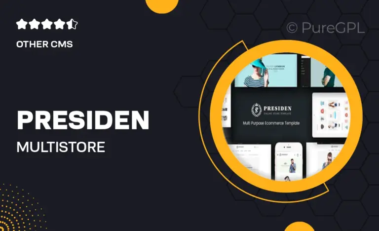 presiden multistore responsive magento theme