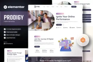 Prodigy – Digital Marketing Elementor Template Kit
