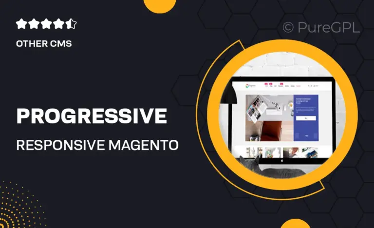 progressive responsive magento theme