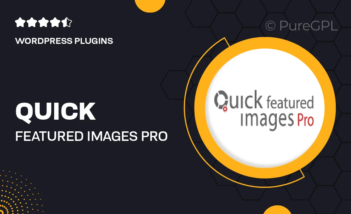 Quick Featured Images Pro