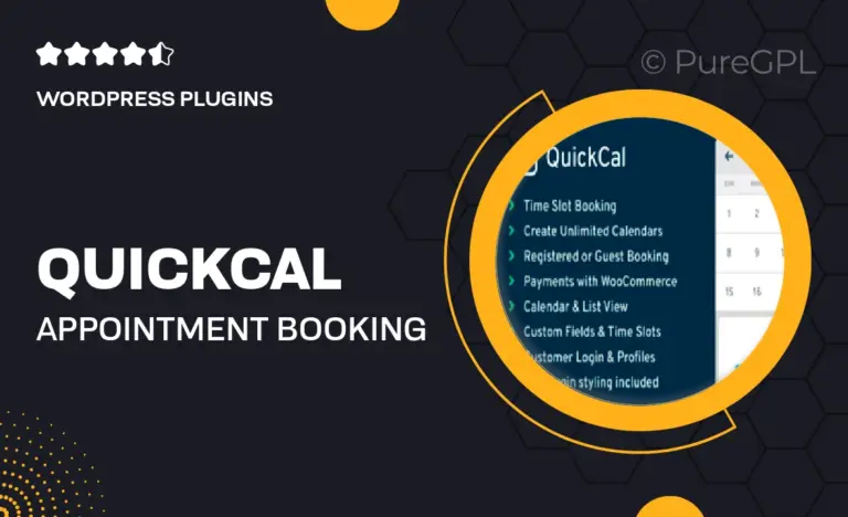 quickcal appointment booking calendar for wordpress