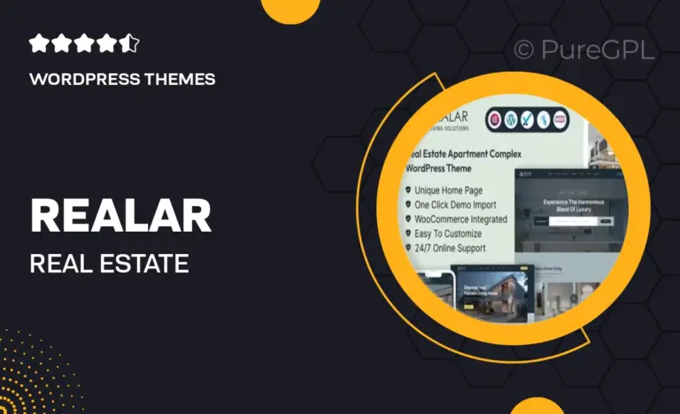 realar real estate wordpress theme