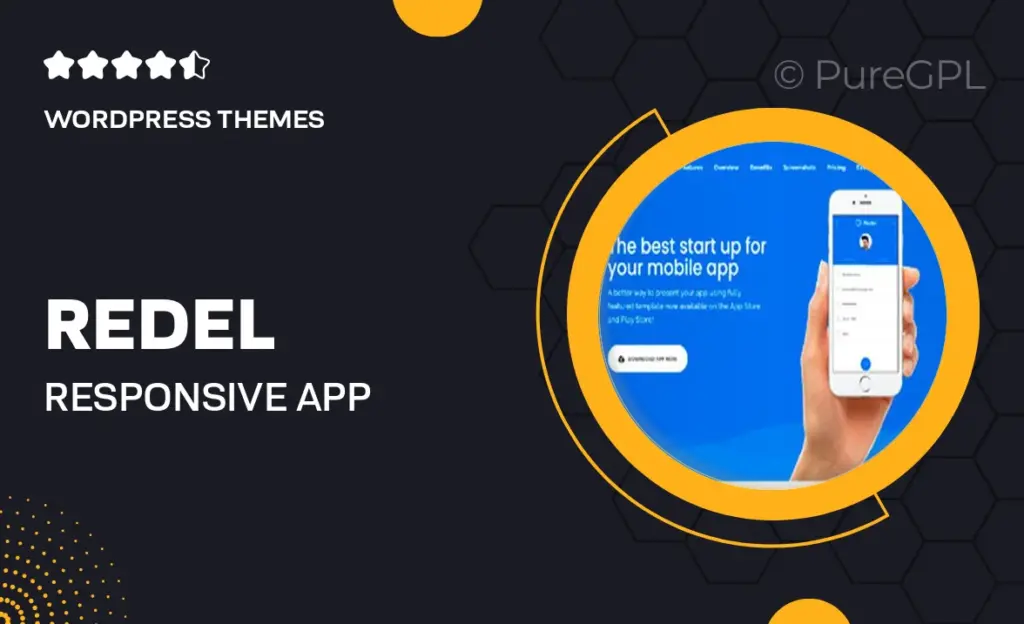 Redel – Responsive App Landing WordPress Theme 52 Redel – Responsive App Landing WordPress Theme