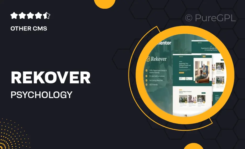 Rekover – Psychology & Counseling Elementor Template Kit 29 Rekover – Psychology & Counseling Elementor Template Kit