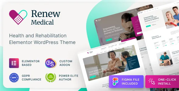 Renew Medical – Physiotherapy & Rehabilitation Clinic Medical WordPress Theme