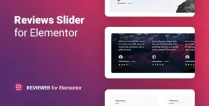 Reviewer – Reviews Slider for Elementor