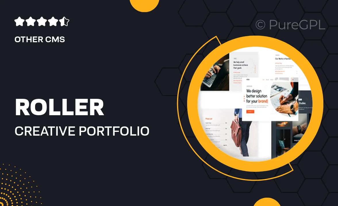 Roller – Creative Portfolio & Agency Elementor Template Kit