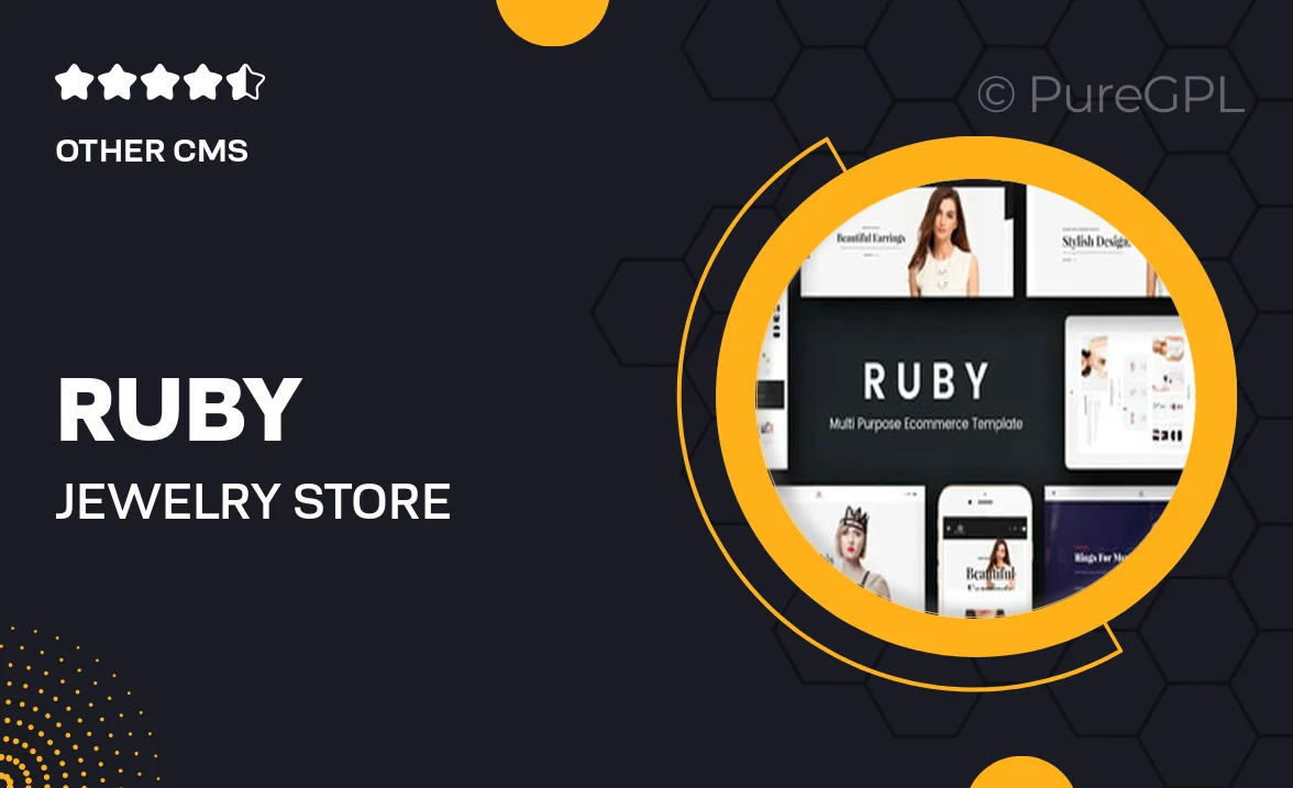 Ruby – Jewelry Store Responsive Magento Theme