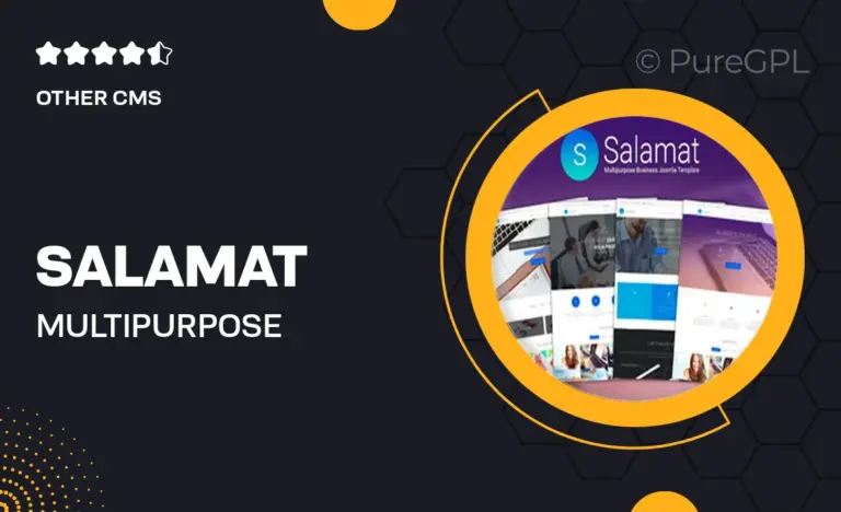 salamat multipurpose business joomla template