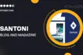 Santoni – Blog and Magazine Ghost Theme