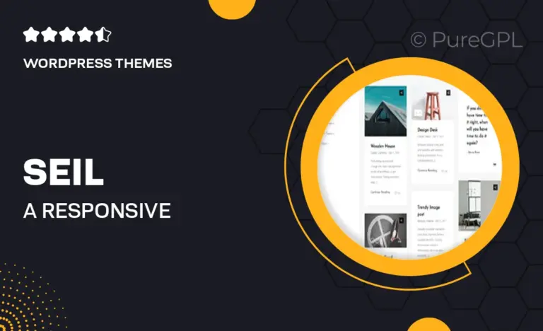 seil a responsive wordpress blog theme
