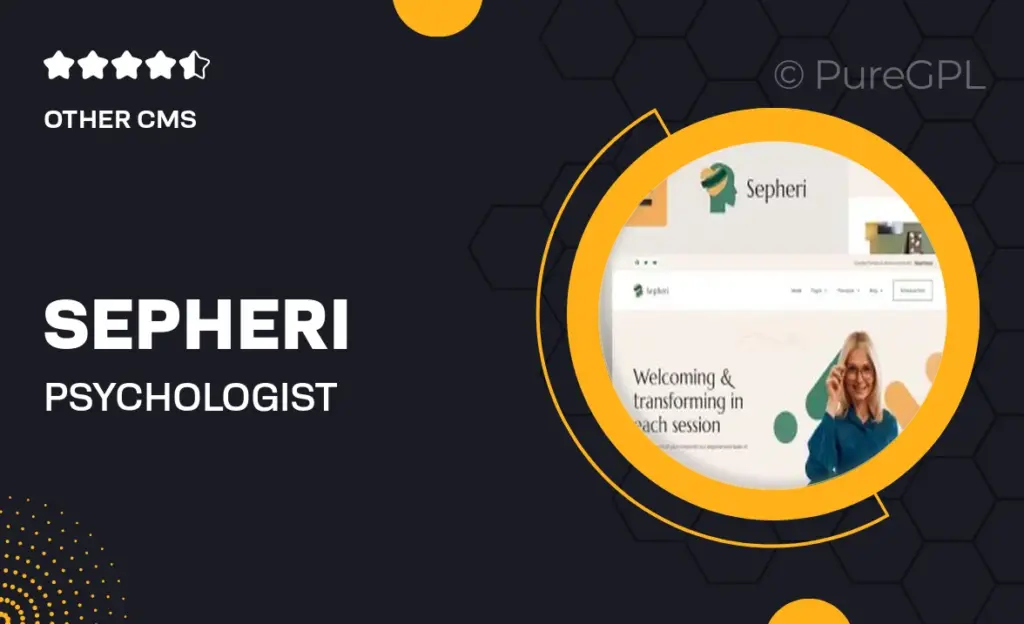 Sepheri – Psychologist Elementor Pro Template Kit 53 Sepheri – Psychologist Elementor Pro Template Kit