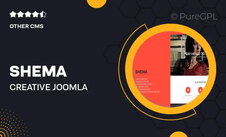 shema creative joomla template