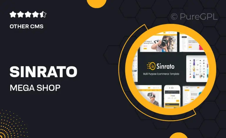 sinrato mega shop responsive magento theme