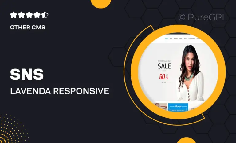 sns lavenda responsive magento theme
