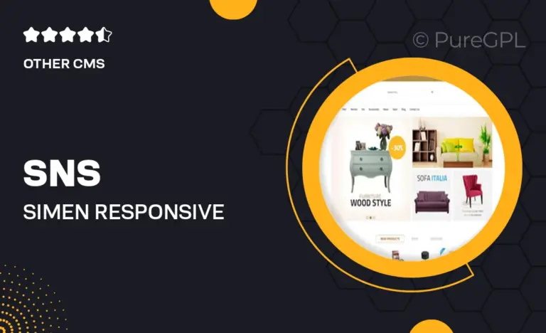 sns simen responsive magento theme