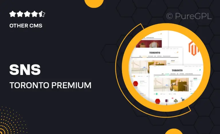 sns toronto premium responsive magento theme