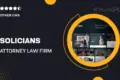 Solicians – Attorney Law Firm Elementor Template Kit