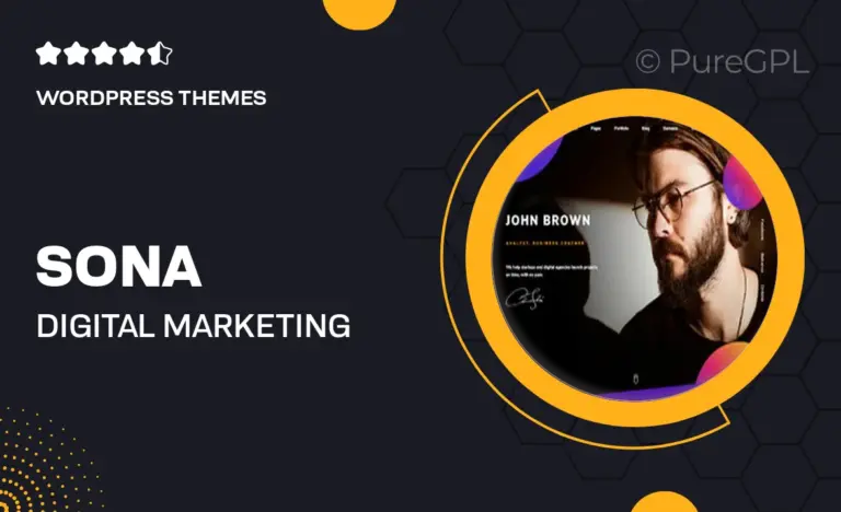 sona digital marketing agency wordpress