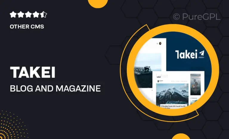 takei blog and magazine joomla theme