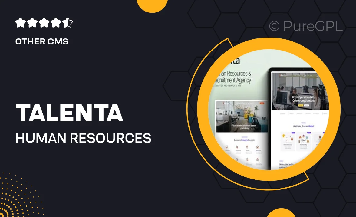 Talenta – Human Resources & Recruitment Agency Elementor Template Kit