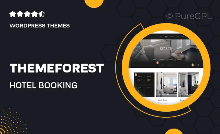 themeforest hotel booking