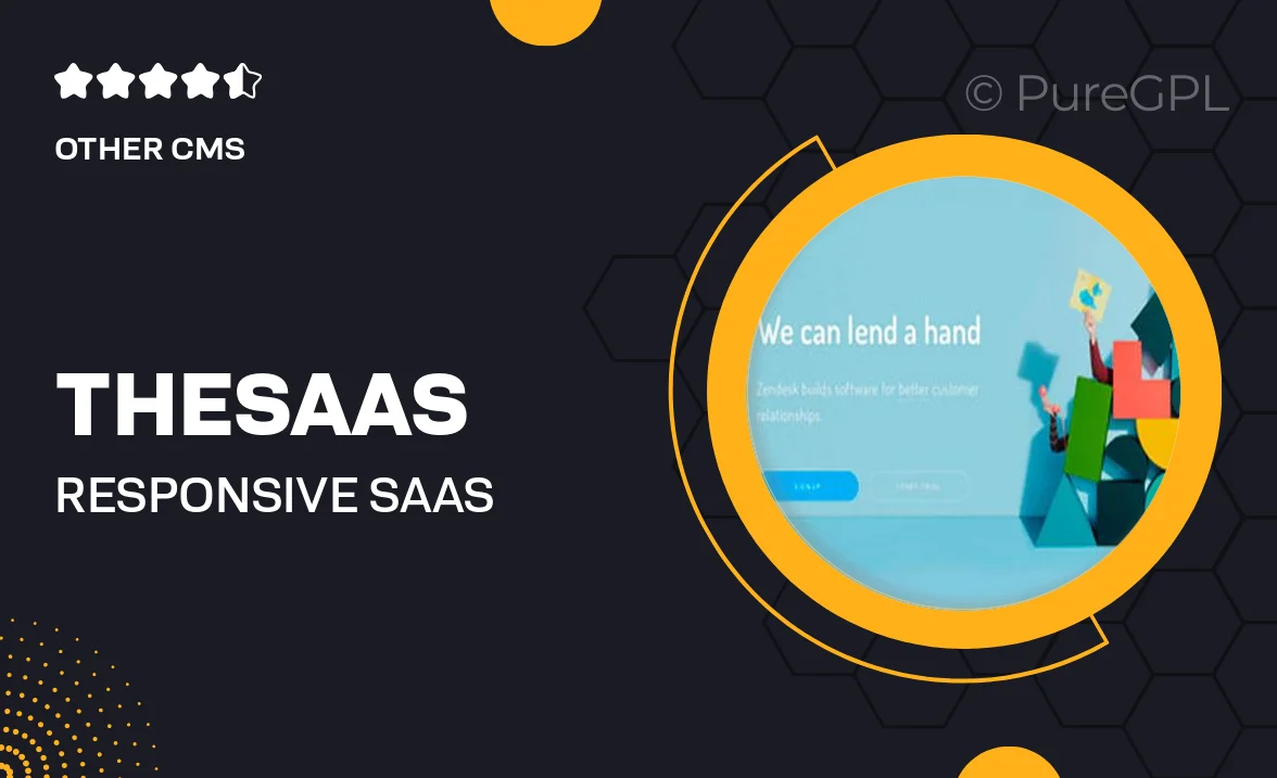 TheSaaS – Responsive SaaS, Software & WebApp Drupal 10 Themes
