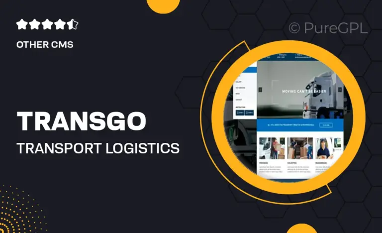 transgo transport logistics joomla template