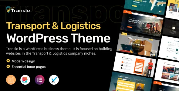 translo logistics transportation wordpress theme 1