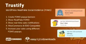 Trustify – WordPress Fake Social Evidence