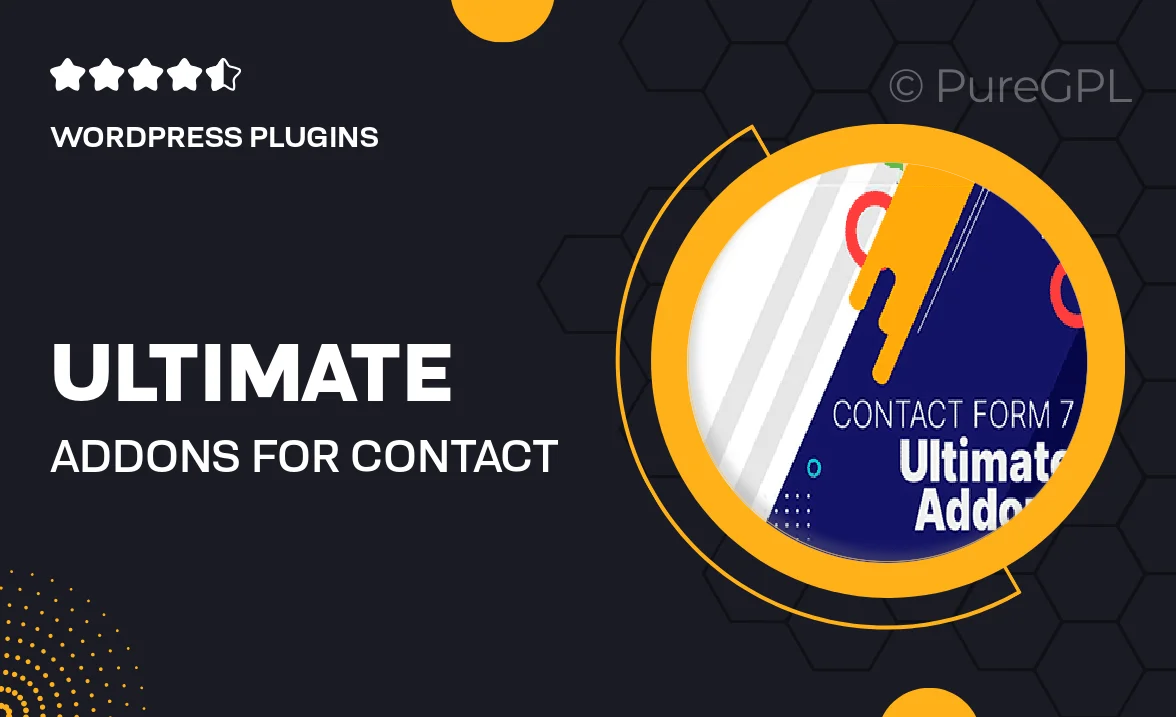Ultimate Addons for Contact Form 7 Pro
