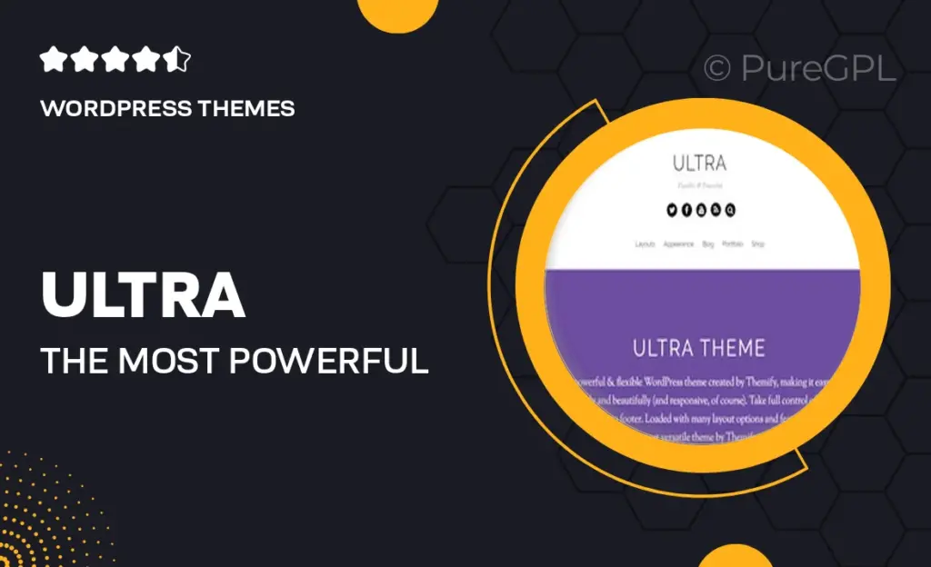 Themify Ultra – The most Powerful & Flexible WordPress Theme 13 Ultra – The most Powerful & Flexible WordPress Theme