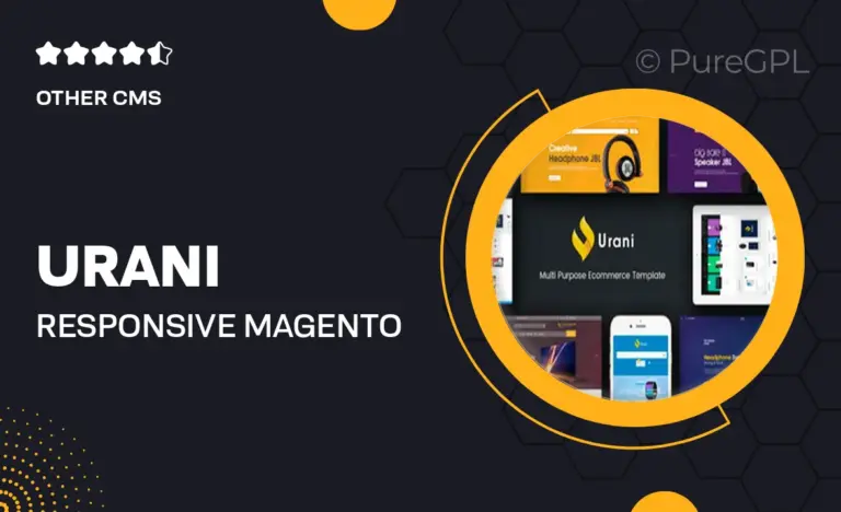 urani responsive magento theme