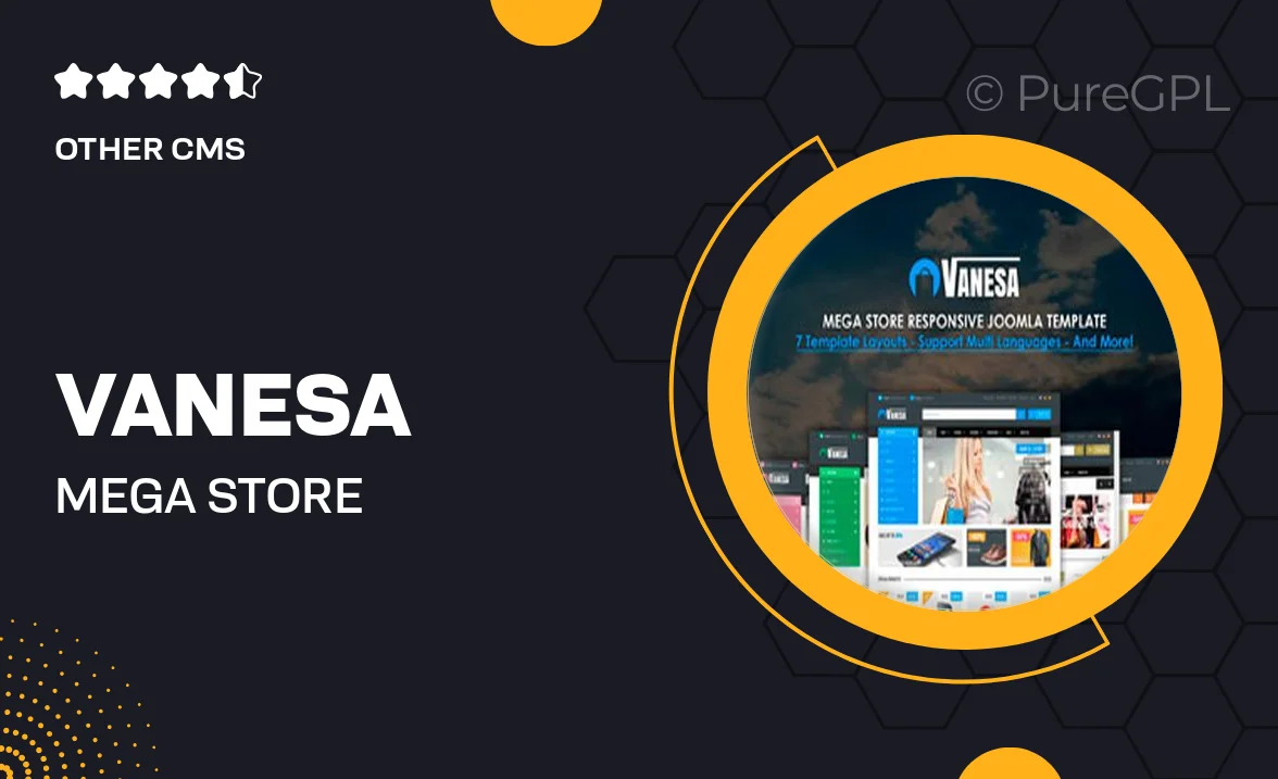 Vanesa | Mega Store Responsive Joomla Template