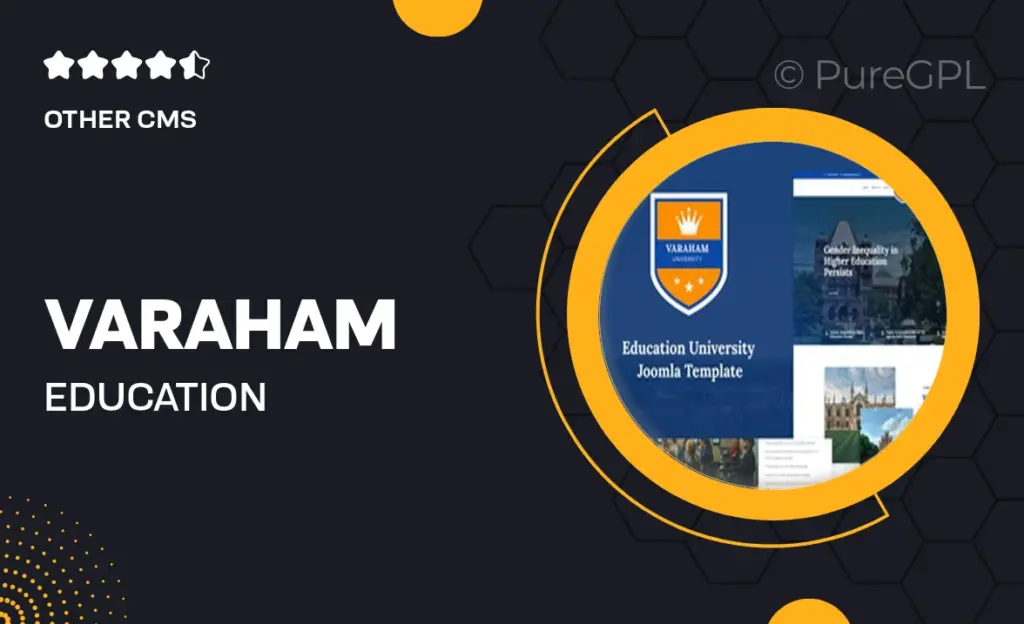 Varaham – Education University Joomla Template