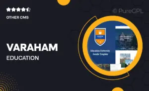 Varaham – Education University Joomla Template