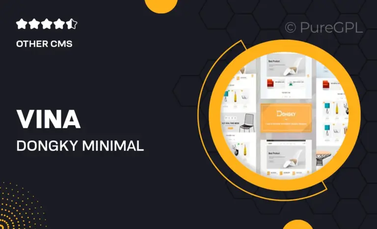vina dongky minimal virtuemart joomla template