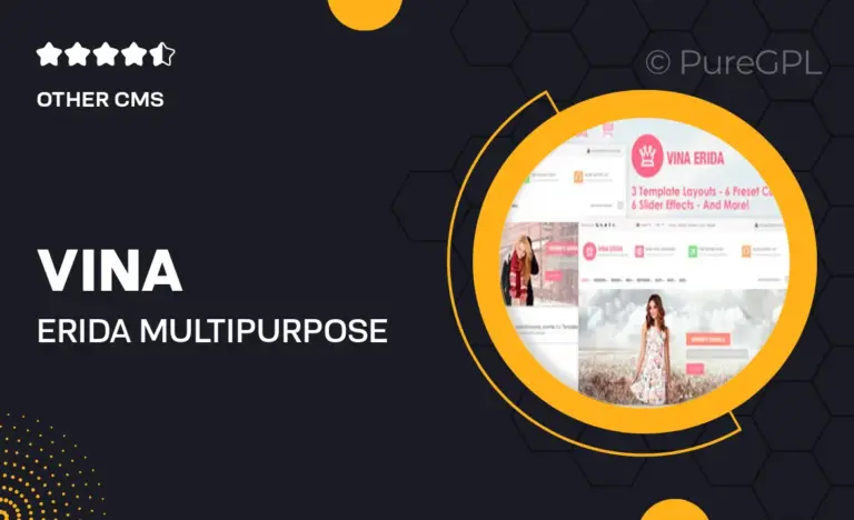 vina erida multipurpose joomla 3 x template