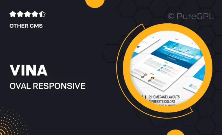vina oval responsive joomla 3 one page template