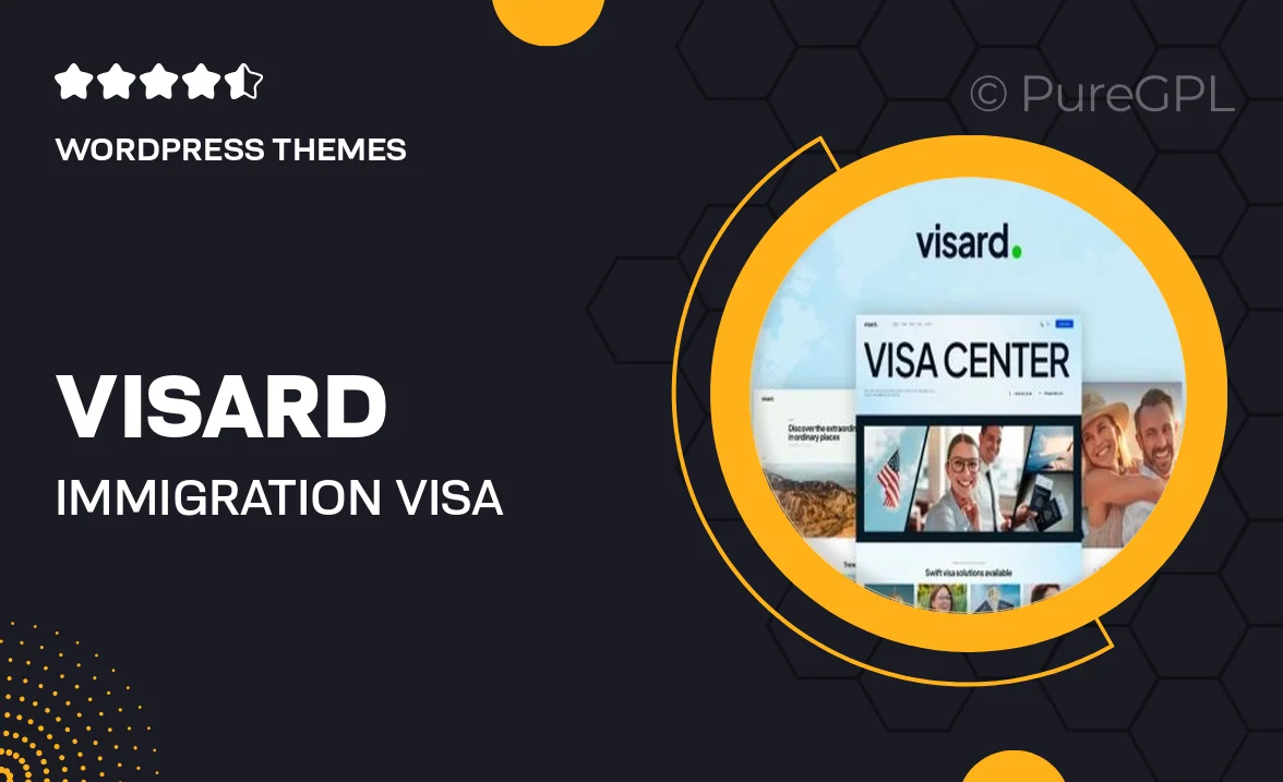 Visard – Immigration Visa Center & Travel Agency WordPress Theme